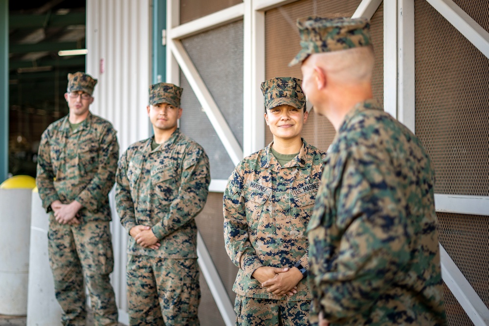 MRF-D command visits Marines