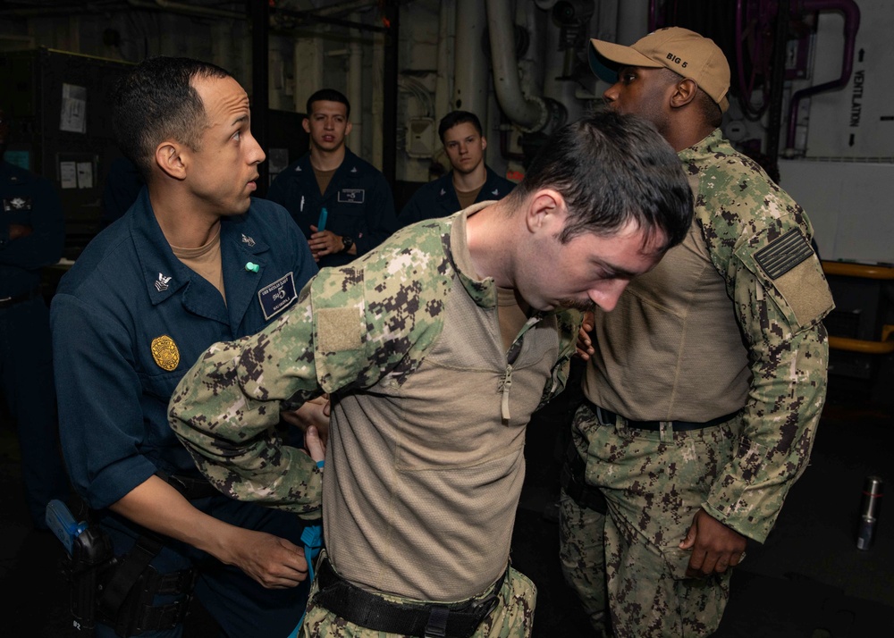USS Bataan (LHD5) Force Protection Training