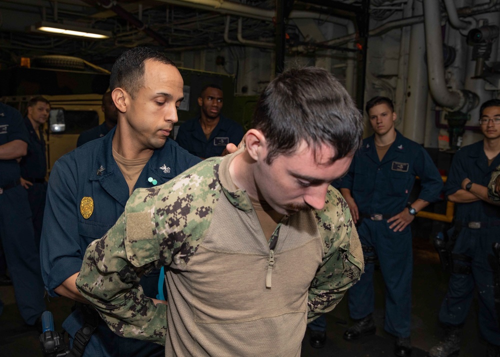 USS Bataan (LHD5) Force Protection Training