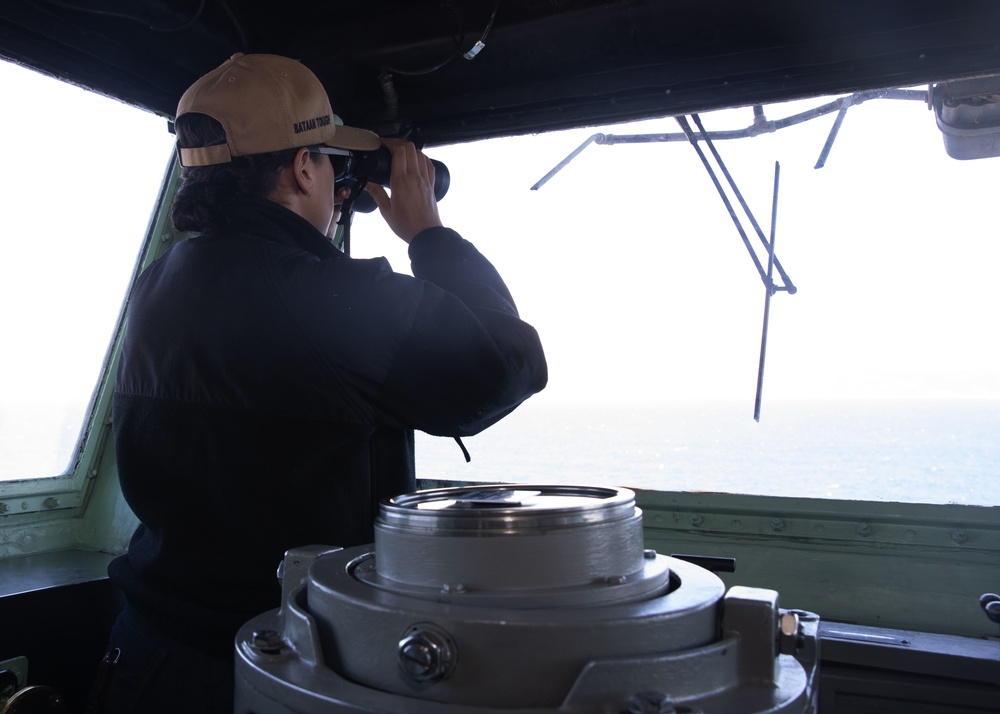 USS Bataan (LHD 5) STROG Transit