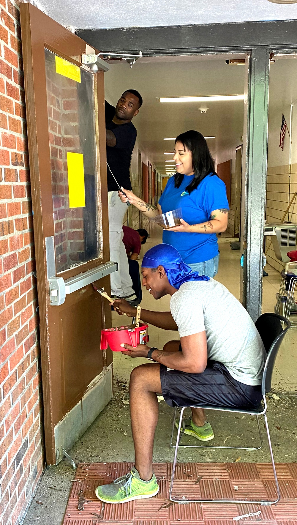 Fort Polk’s BOSS volunteers for local school beautification project