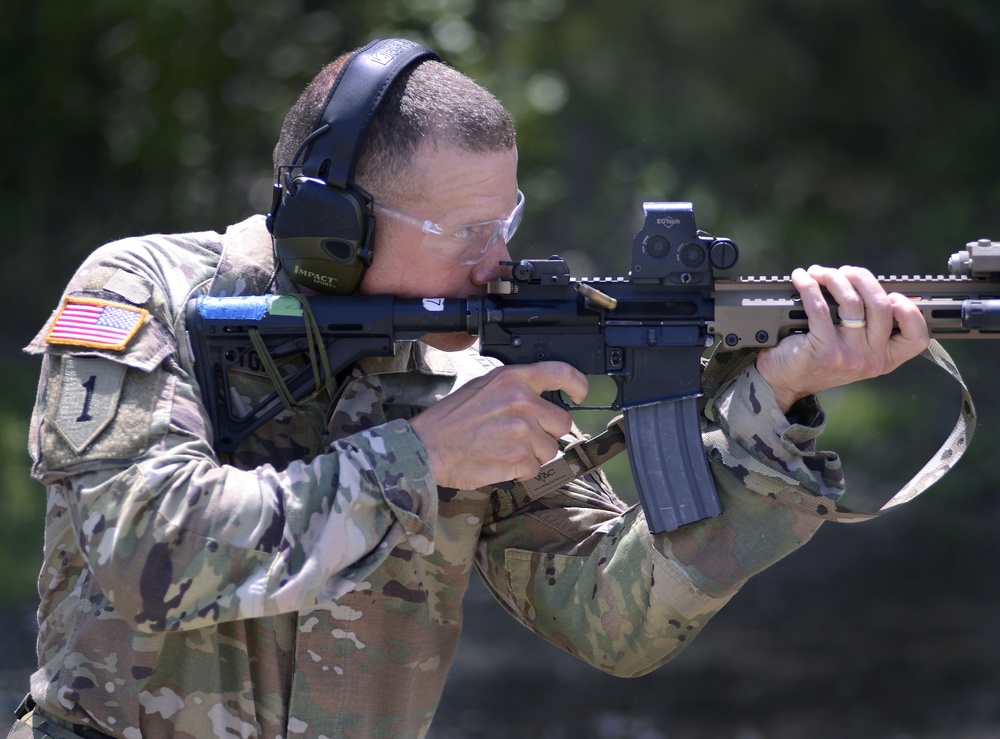 Sergeant Major of the Army Visits USAJFKSWCS Range 37