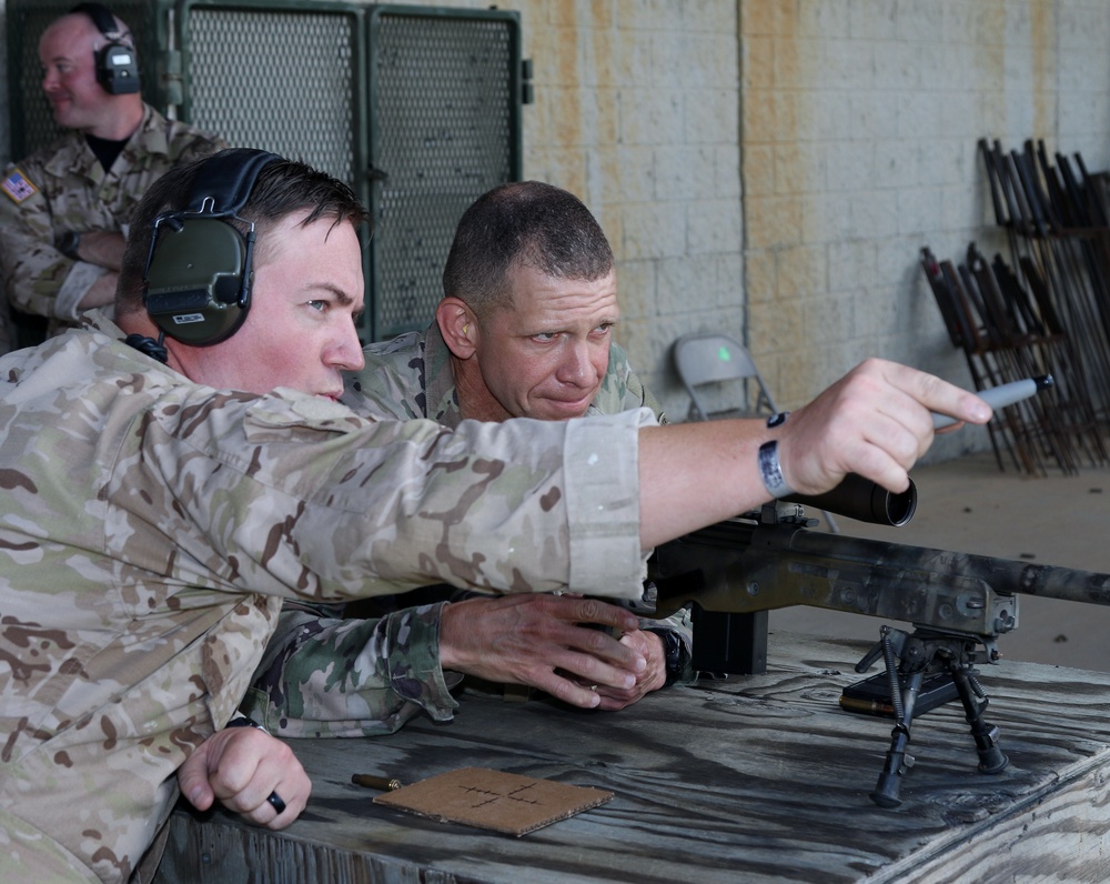 Sergeant Major of the Army Visits USAJFKSWCS Range 37