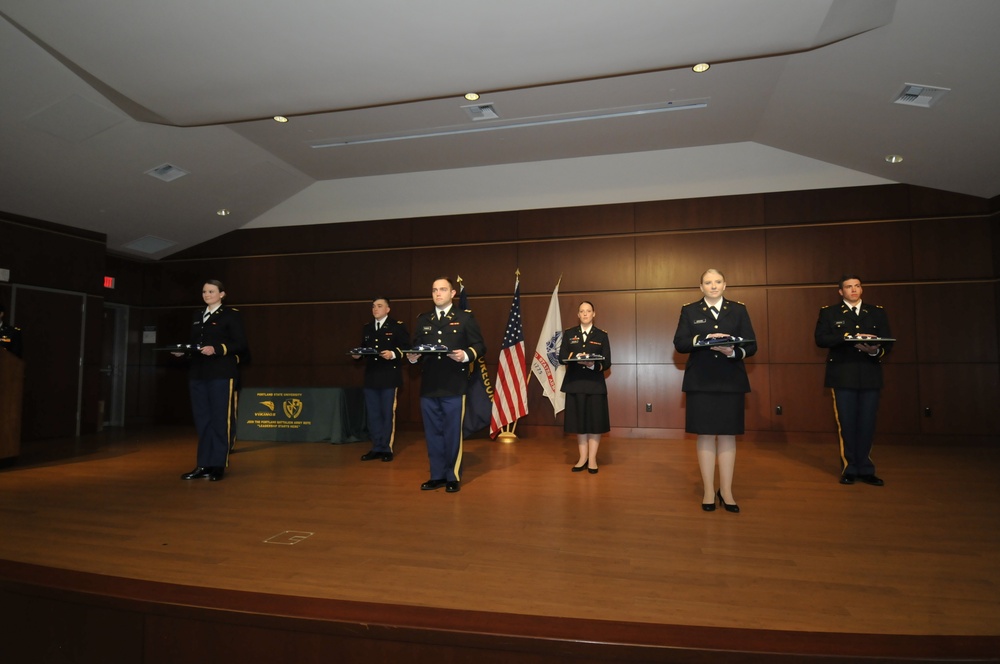 Portland State Univeristy Army ROTC Commissioning Ceremony