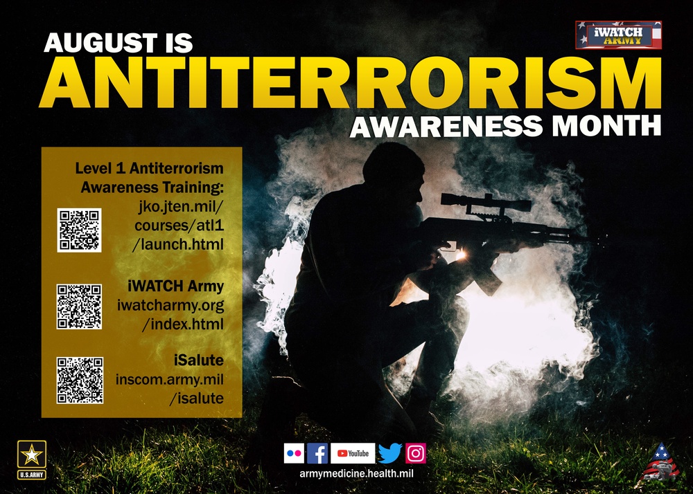 Antiterrorism Month digital-poster