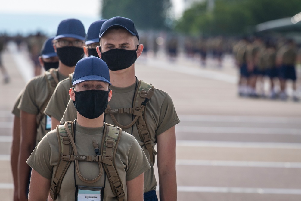 Academy basic cadets begin ROM