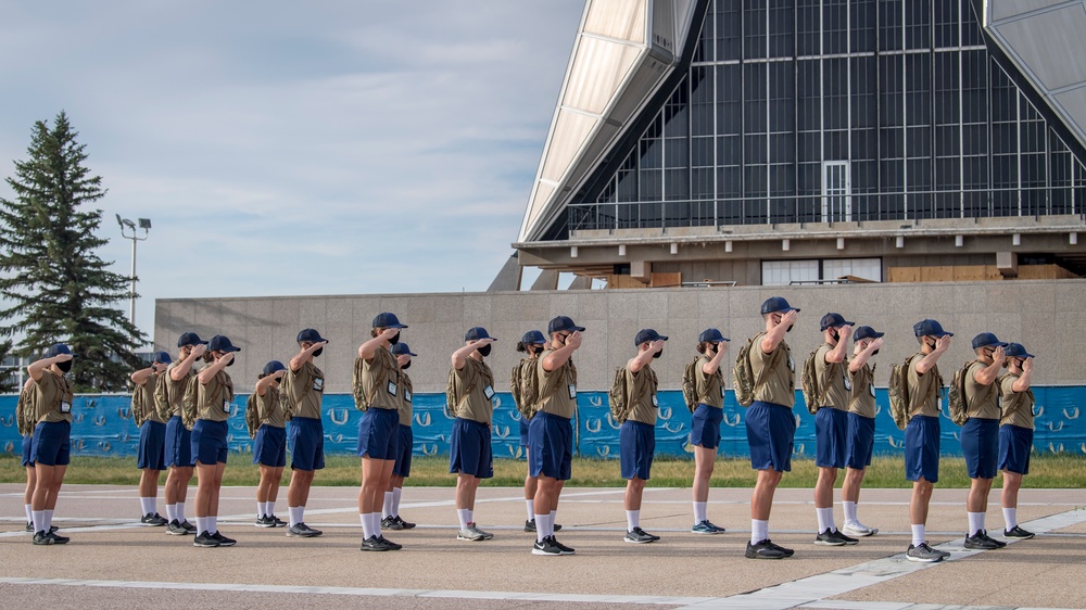 Academy basic cadets begin ROM