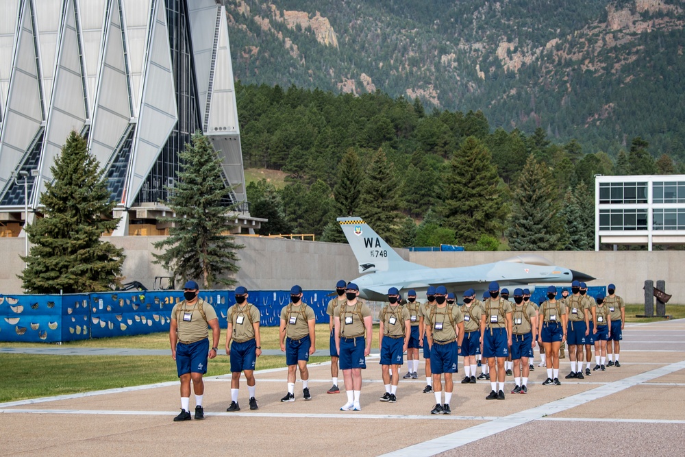 Academy basic cadets begin ROM