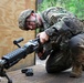 Paratrooper assembles a 240B machine gun.