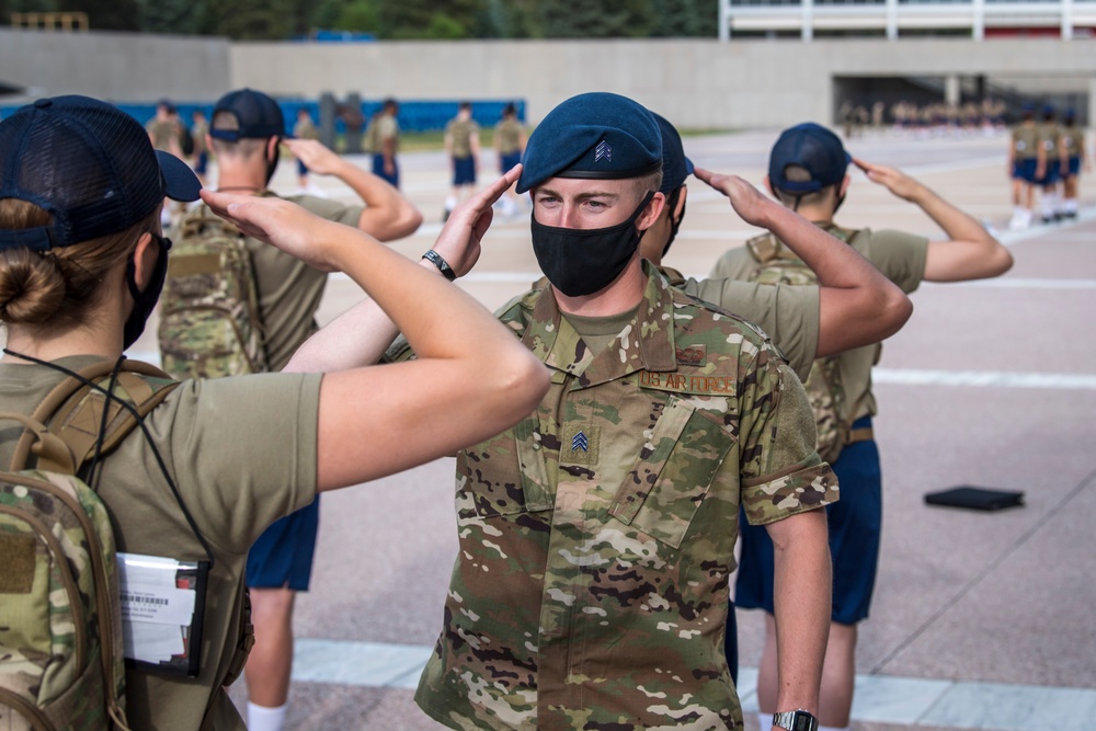 Academy basic cadets begin ROM