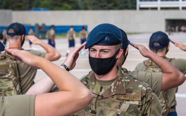 Academy basic cadets begin ROM