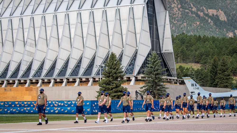 Academy basic cadets begin ROM