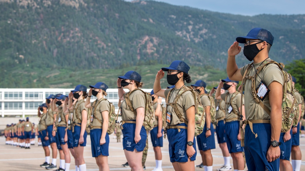 Academy basic cadets begin ROM