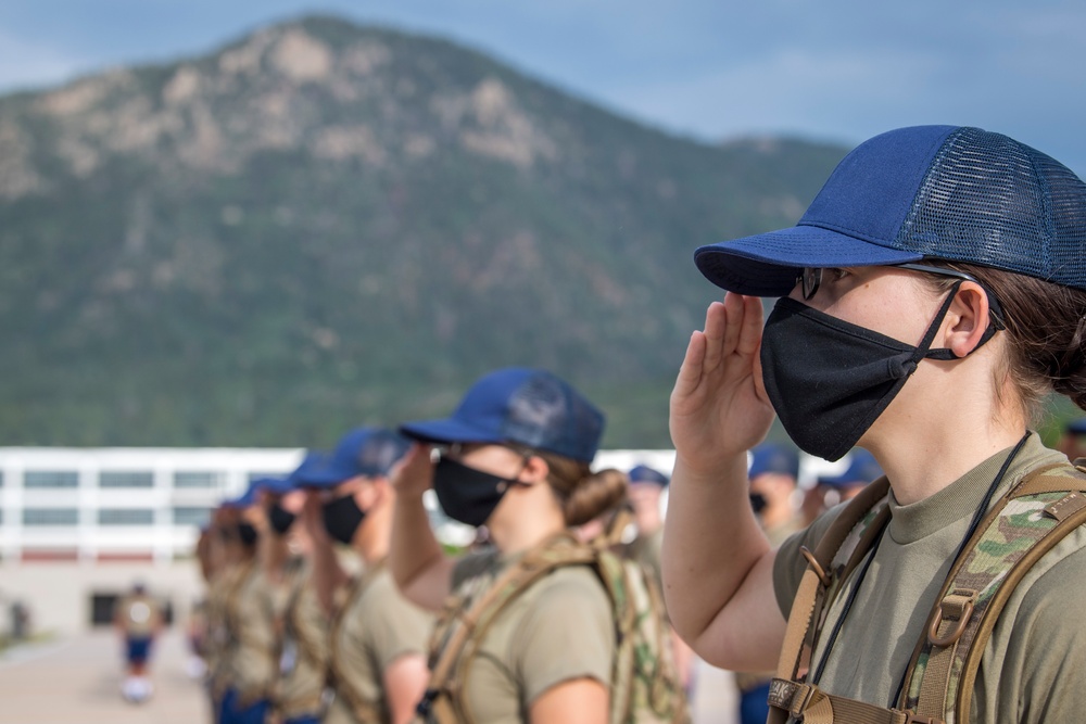 Academy basic cadets begin ROM