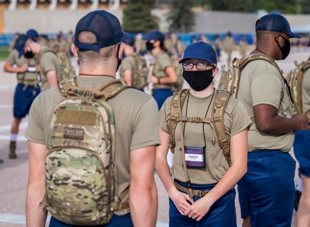 Academy basic cadets begin ROM