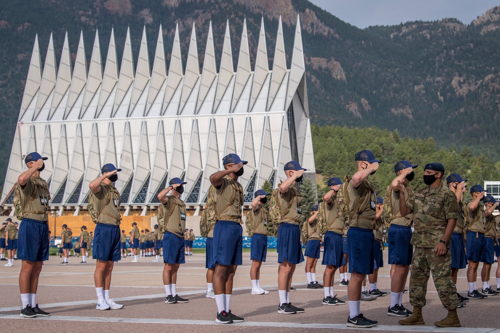 Academy basic cadets begin ROM