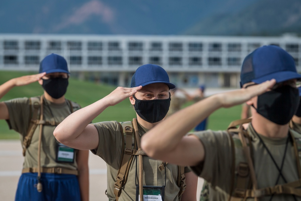 Academy basic cadets begin ROM