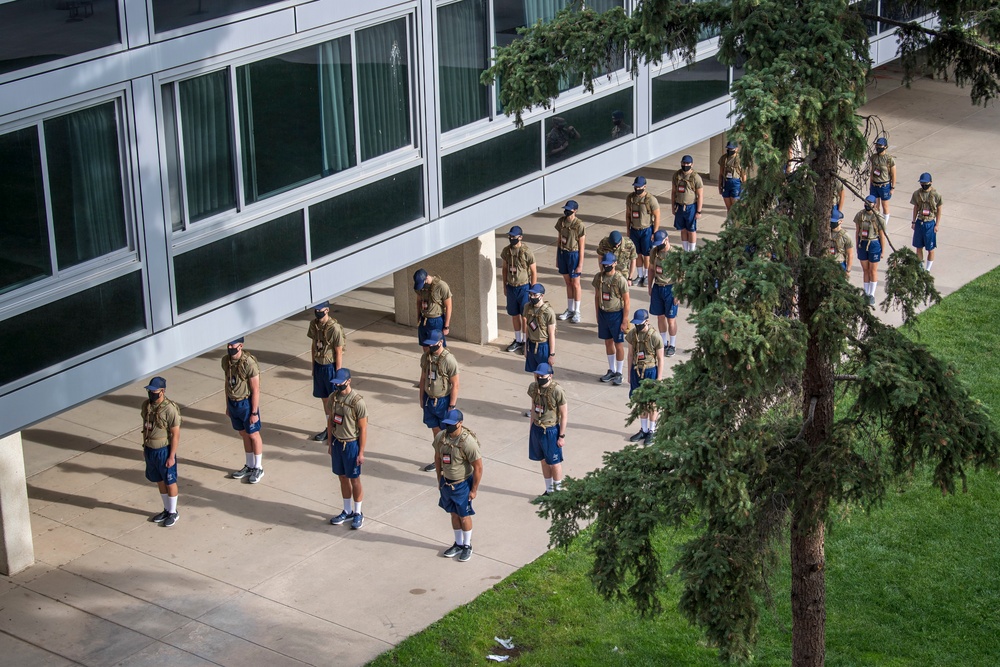 Academy basic cadets begin ROM