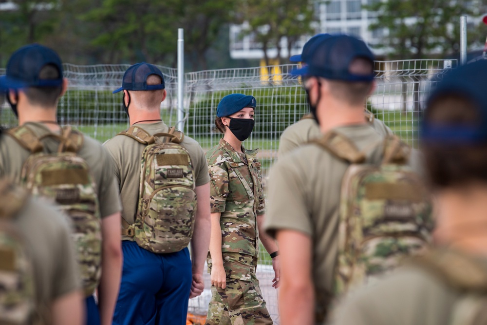 Academy basic cadets begin ROM