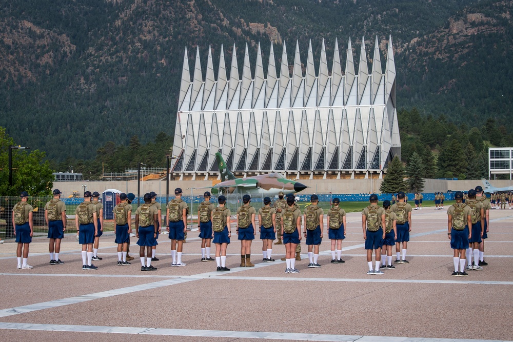 Academy basic cadets begin ROM