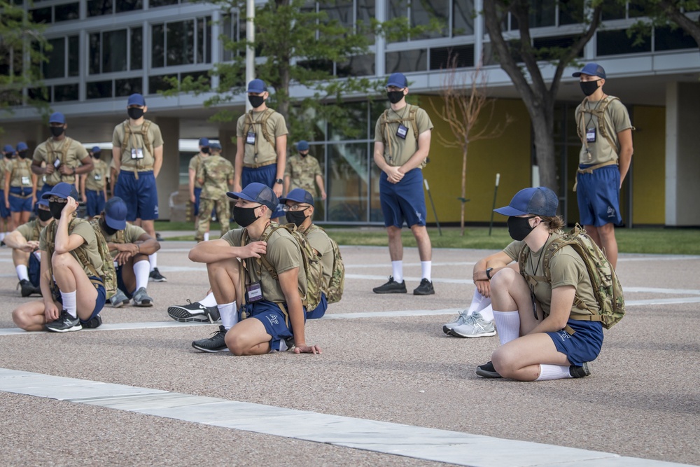 Academy basic cadets begin ROM