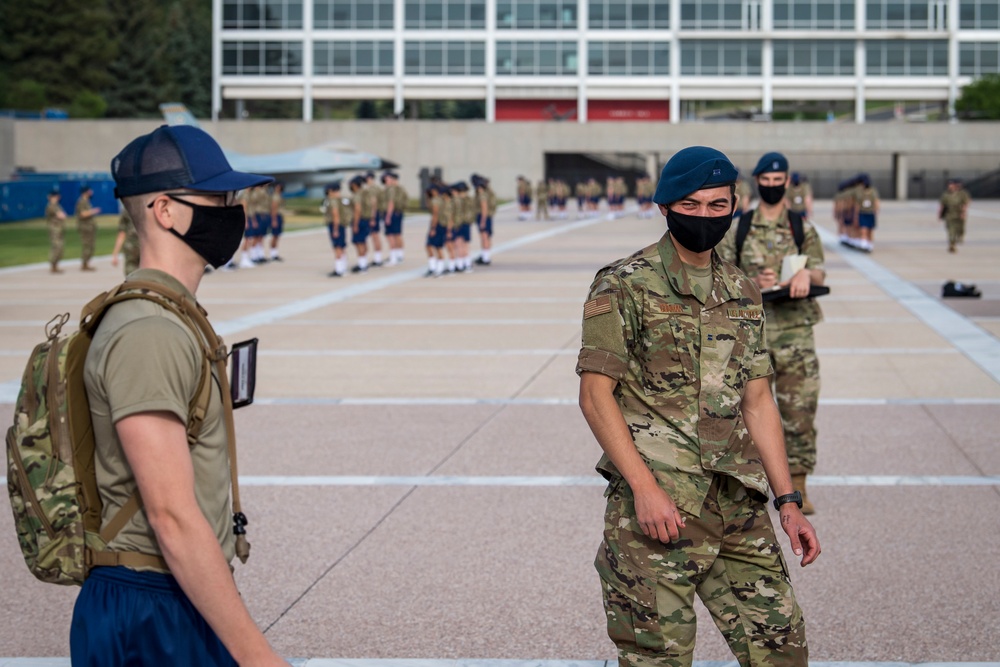 Academy basic cadets begin ROM