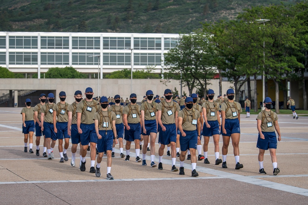 Academy basic cadets begin ROM