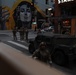 Cal Guard Soldiers stand watch in downtown Los Angeles during civil unrest response