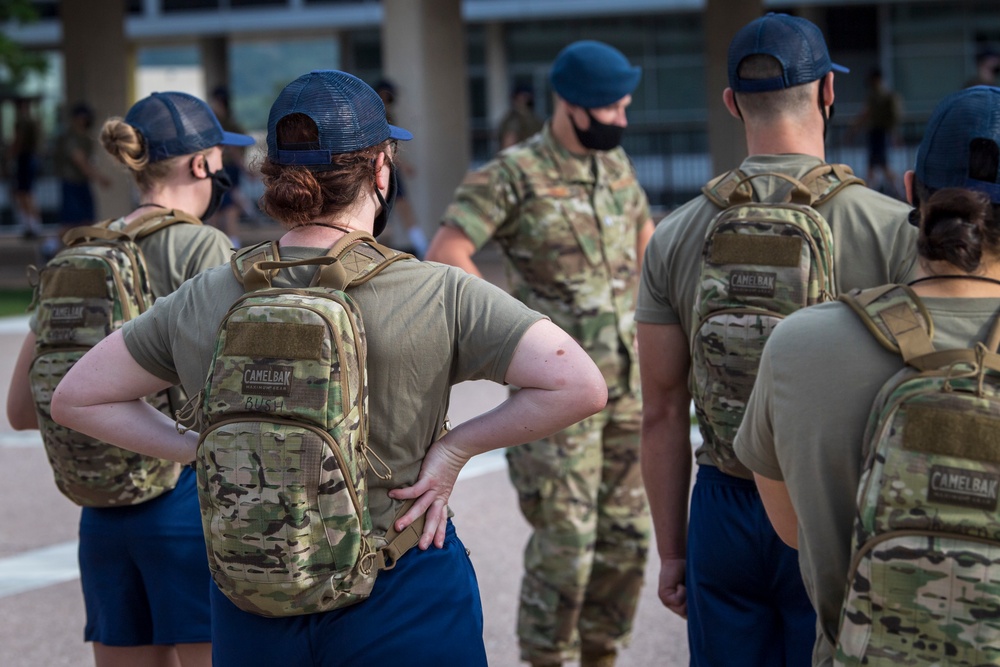 Academy basic cadets begin ROM