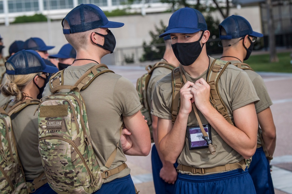 Academy basic cadets begin ROM