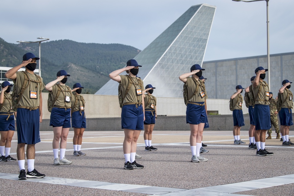 Academy basic cadets begin ROM