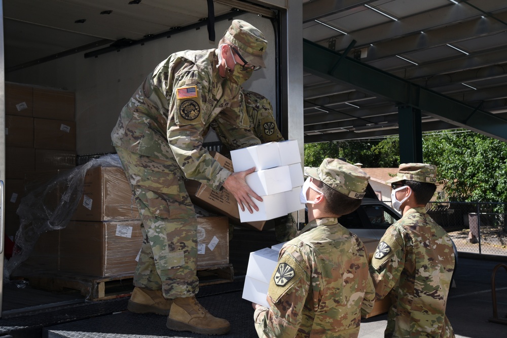 Arizona National Guard delivers PPE material for Gila County residents