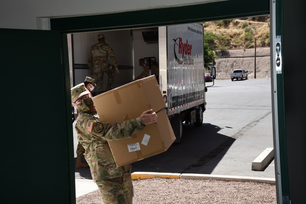 Arizona National Guard delivers PPE material for Gila County residents