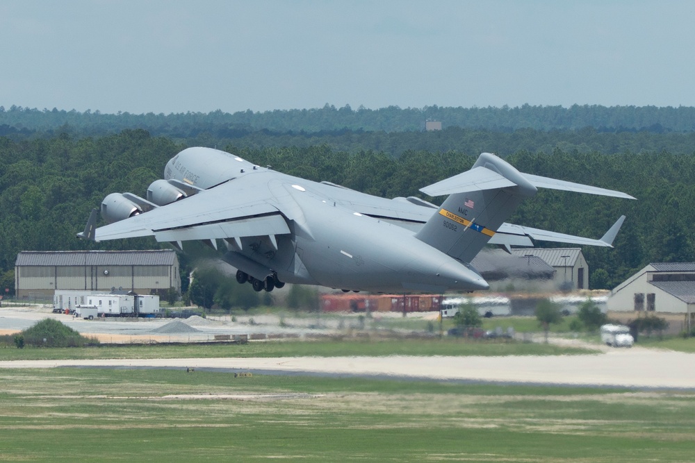 C-17 from Charleston helps Team Pope train despite COVID restrictions