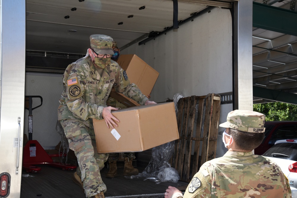 Arizona National Guard delivers PPE material for Gila County residents