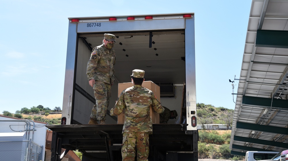 Arizona National Guard delivers PPE material for Gila County residents