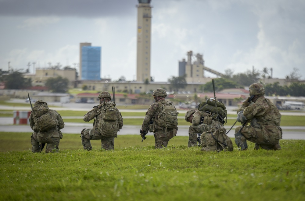 Paratroopers conduct Joint Forcible Entry Operations on Guam