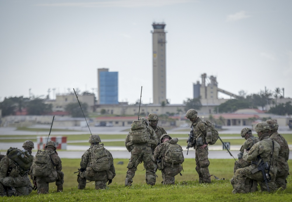 Paratroopers conduct Joint Forcible Entry Operations on Guam