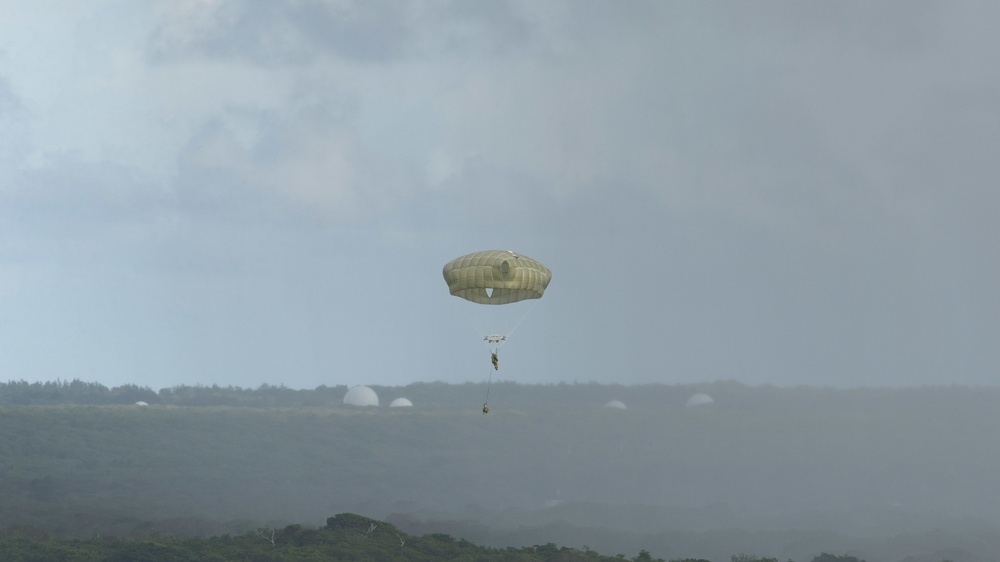 Paratroopers conduct Joint Forcible Entry Operation on Guam