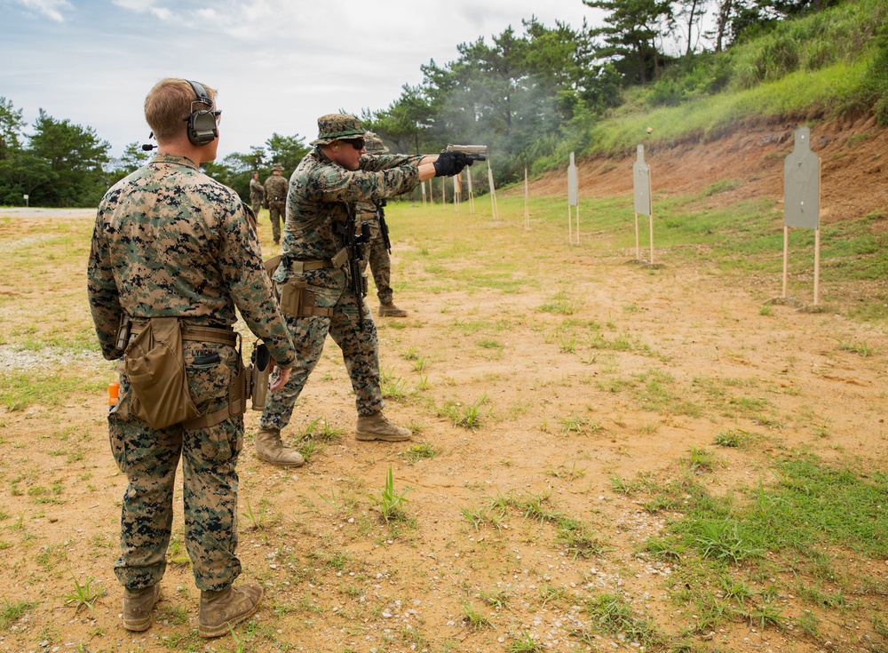 Recon Marines keep their shooting skills sharp