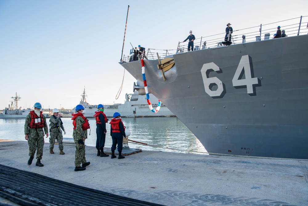 USS Carney (DDG 64) Departs NAVSTA Rota for Homeport Shift