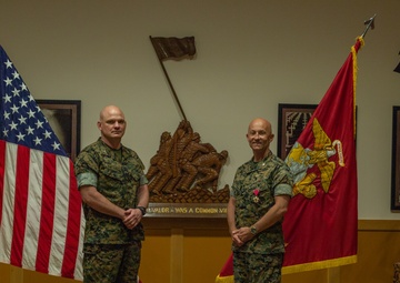 Passing the Trident: 31st Marine Expeditionary Unit Change of Command from Col. Robert Brodie to Col. Michael Nakonieczny