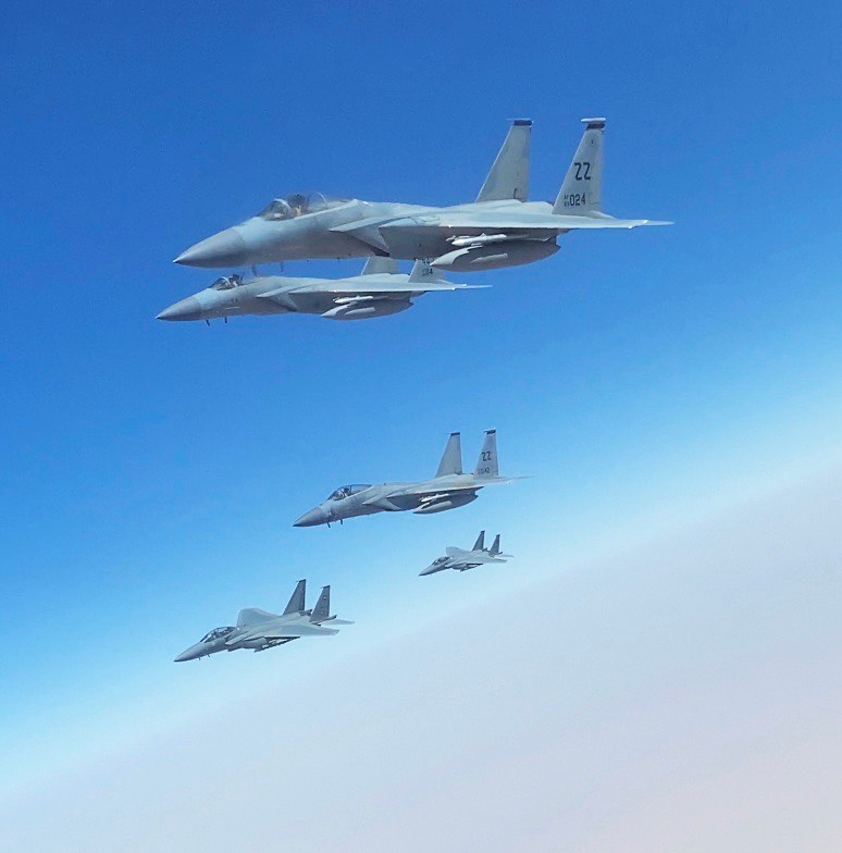 44th EFS flys with RSAF