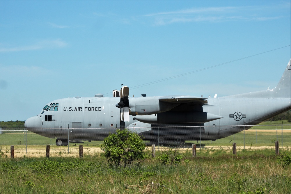 C-130 Hercules training aircraft at Fort McCoy