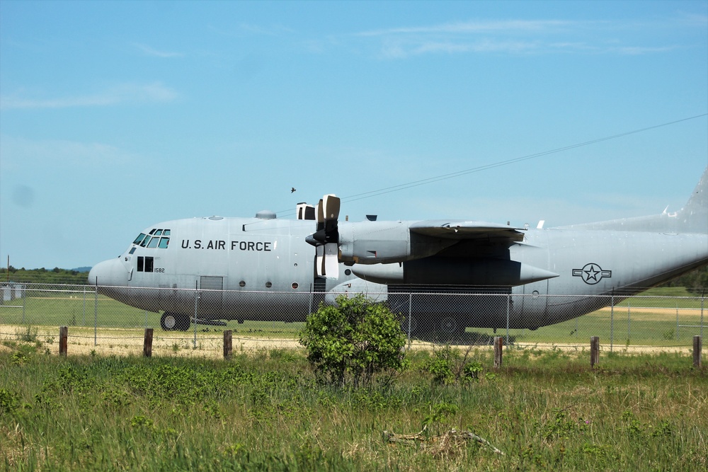 C-130 Hercules training aircraft at Fort McCoy