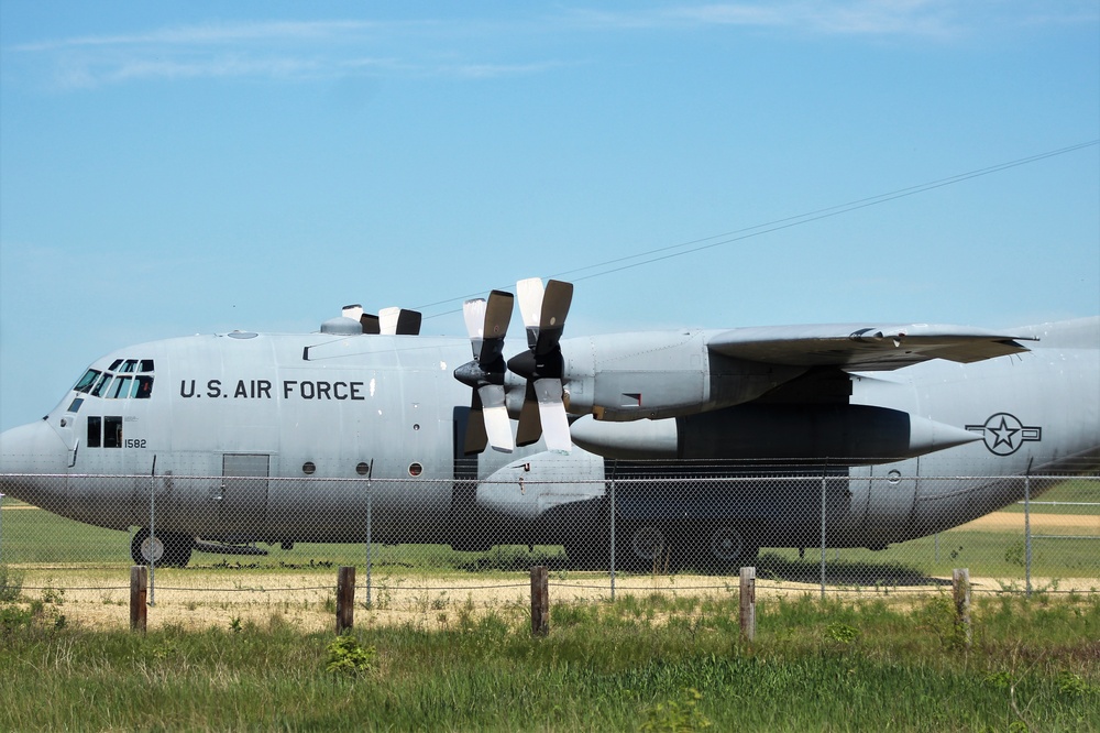 C-130 Hercules training aircraft at Fort McCoy