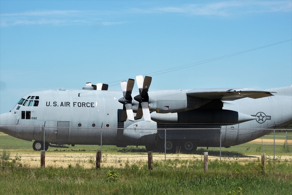 C-130 Hercules training aircraft at Fort McCoy