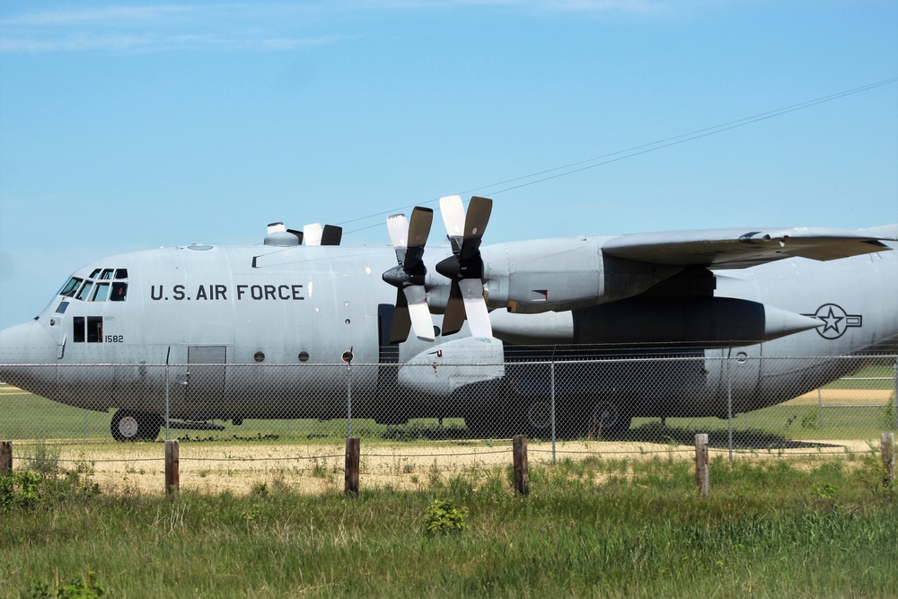 C-130 Hercules training aircraft at Fort McCoy