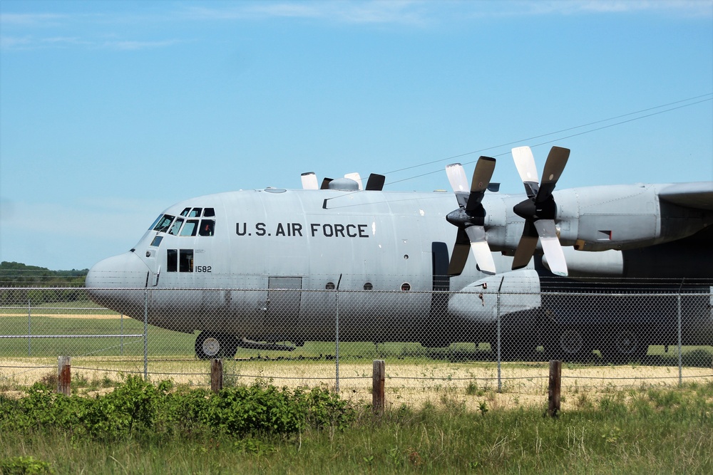 C-130 Hercules training aircraft at Fort McCoy