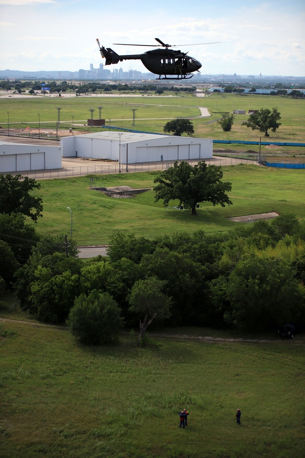 Texas Military Department Search and Rescue Hoist Training